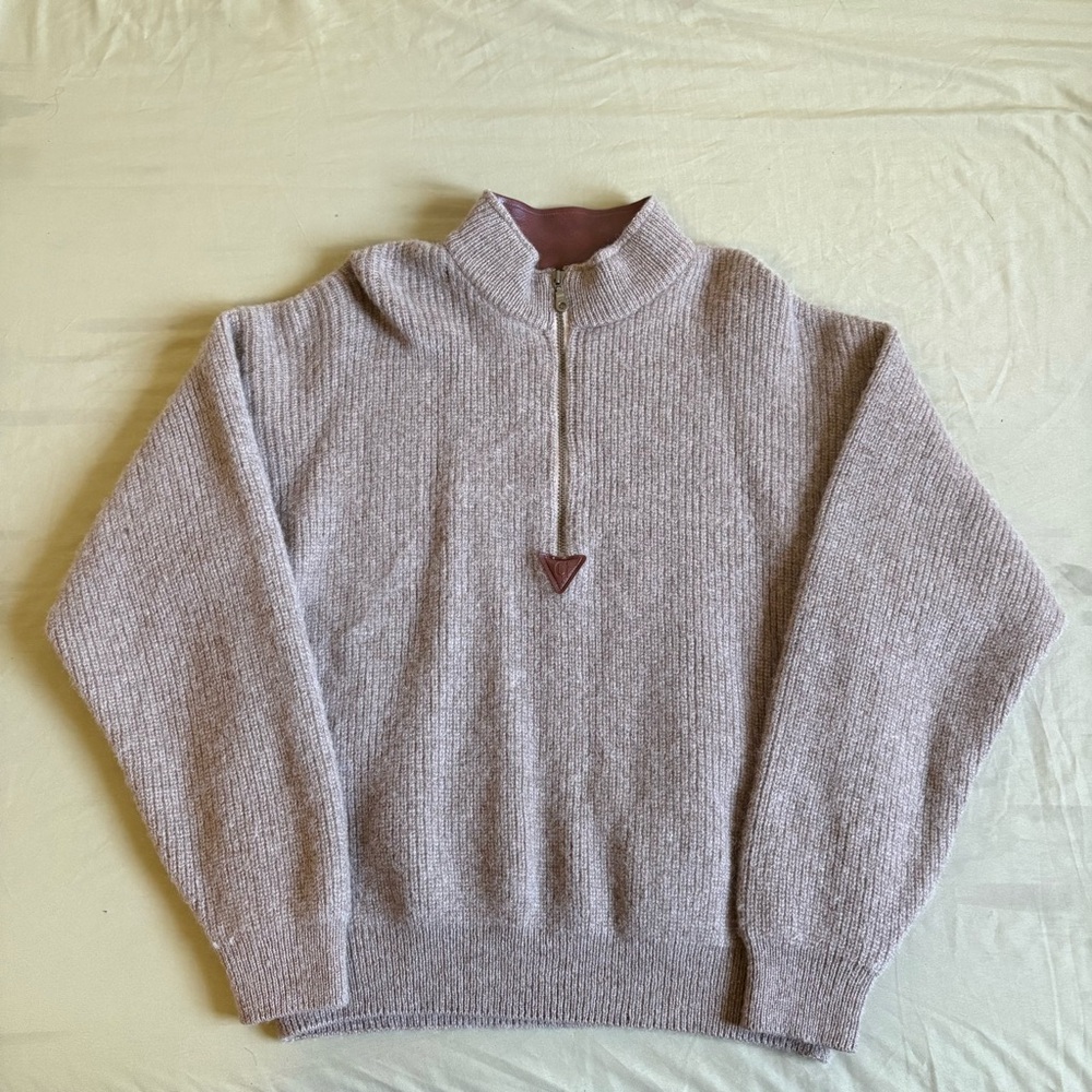 The Original Graphite Jeans 100% Wool Quarter Zip